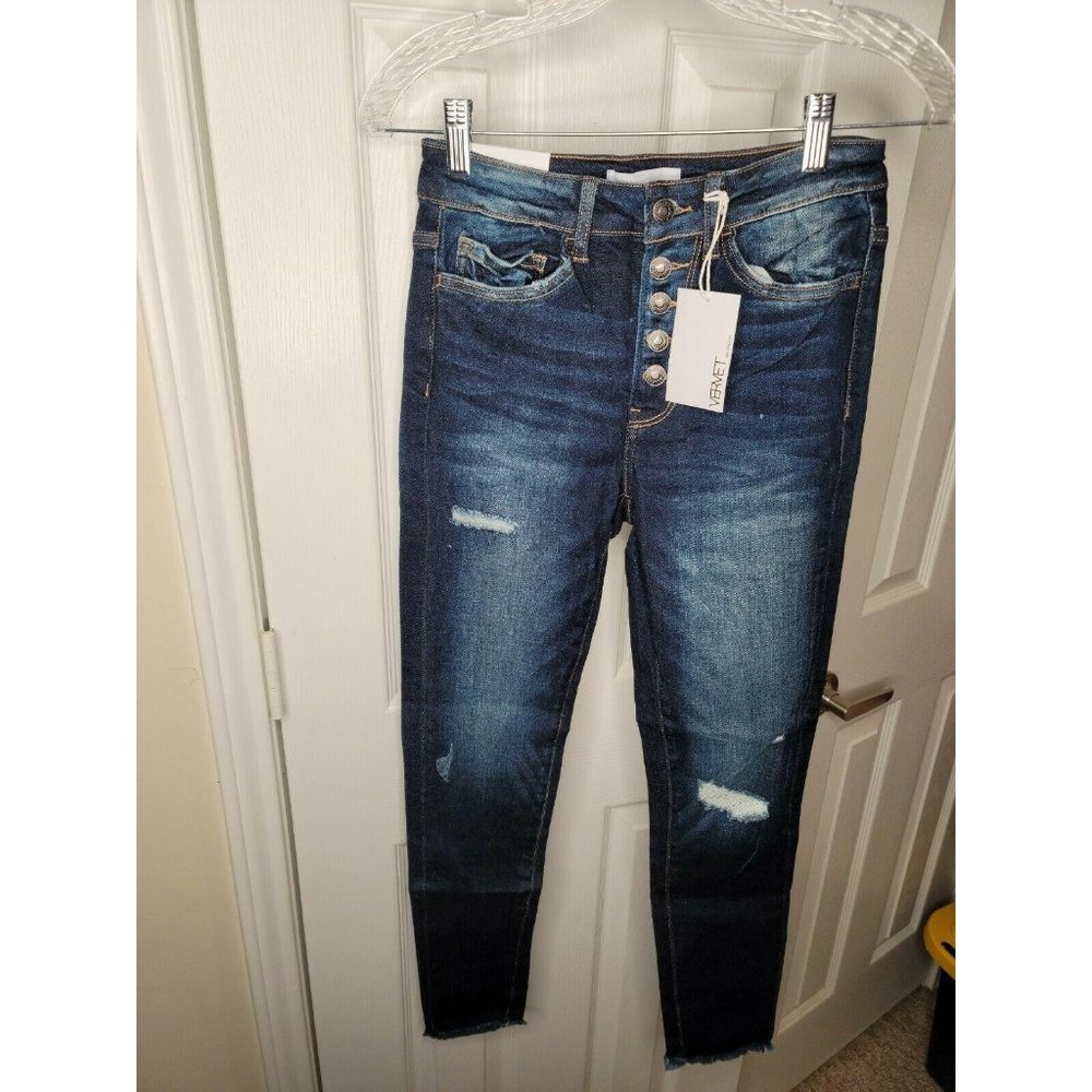 NEW! Vervet Amberlin High Waist Distressed Skinny